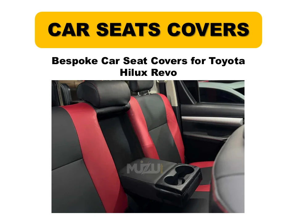 Toyota Hilux Revo Bespoke Seat Covers – Custom Fit, Premium Comfort & Protection