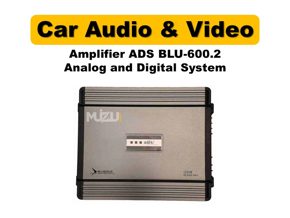 ADS BLU-600.2 2-Channel Car Amplifier | Analog & Digital System