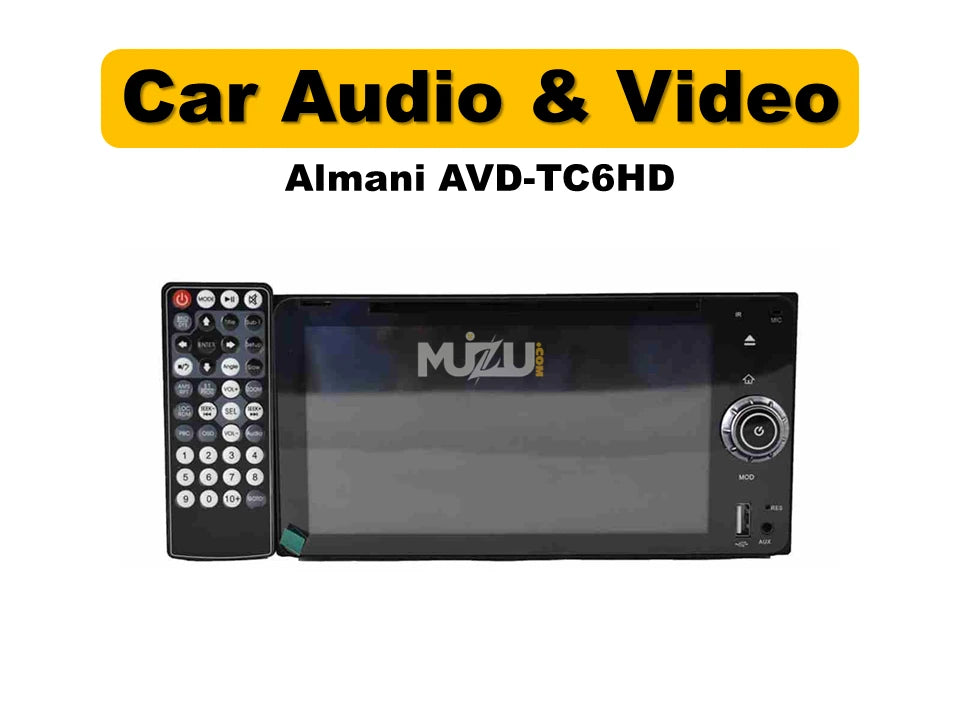 Almani AVD-TC6HD Car DVD Multimedia Player | In-Dash HD Audio System