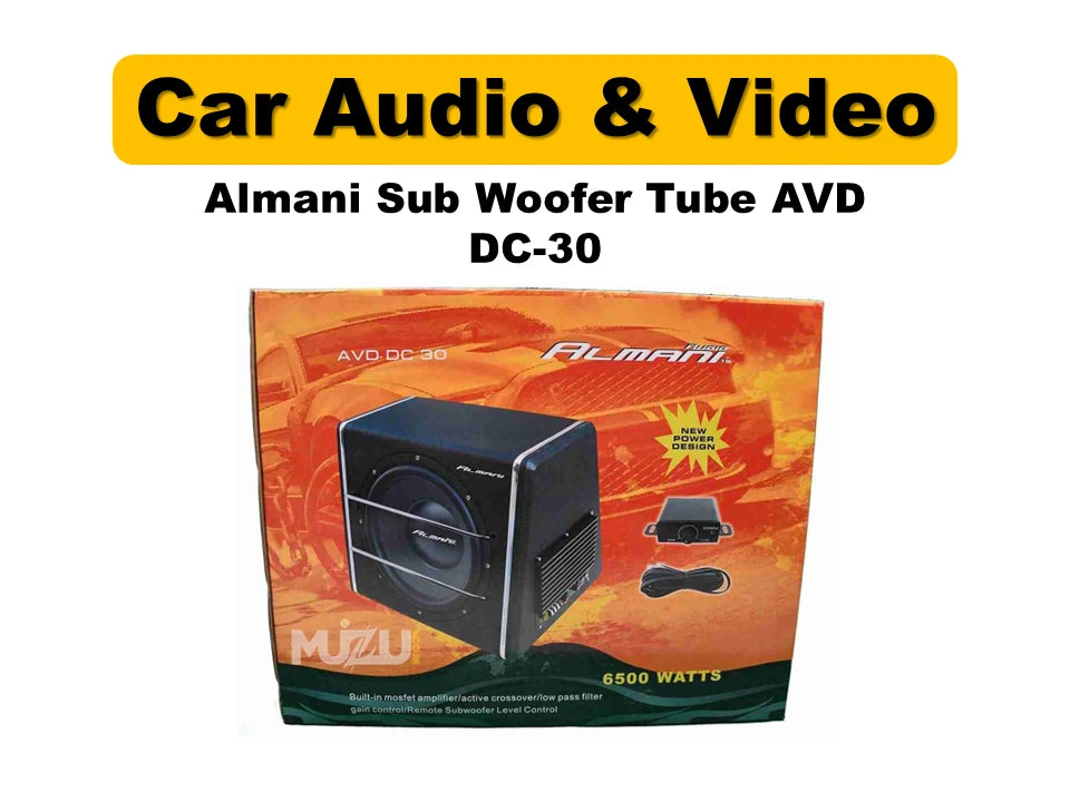 Almani AVD DC-30 Subwoofer Tube | Car Bass Audio System