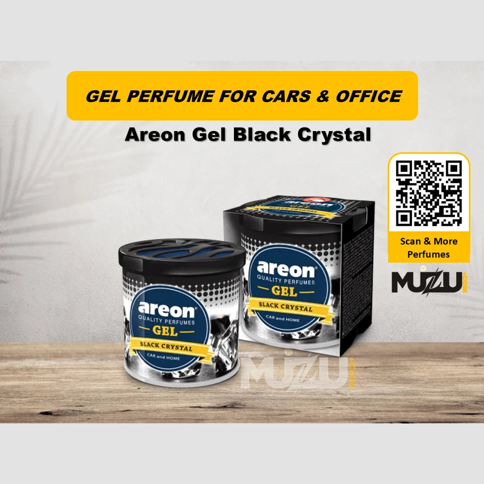 Areon Gel Black Crystal Car & Office Perfume