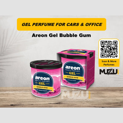 Areon Gel Bubble Gum – Car & Office Gel Perfume