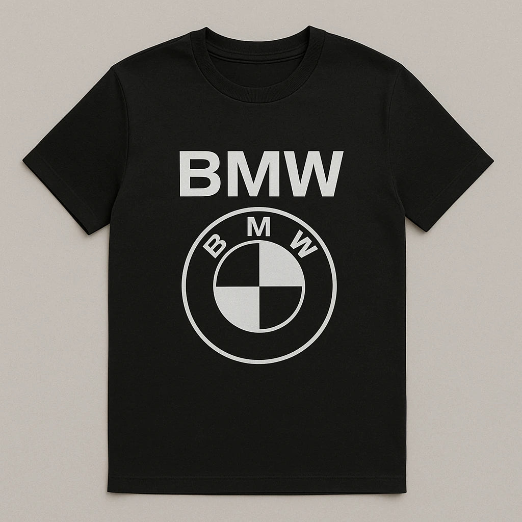 BMW Logo T-Shirt – Premium Black Cotton Tee for Ultimate Driving Fans