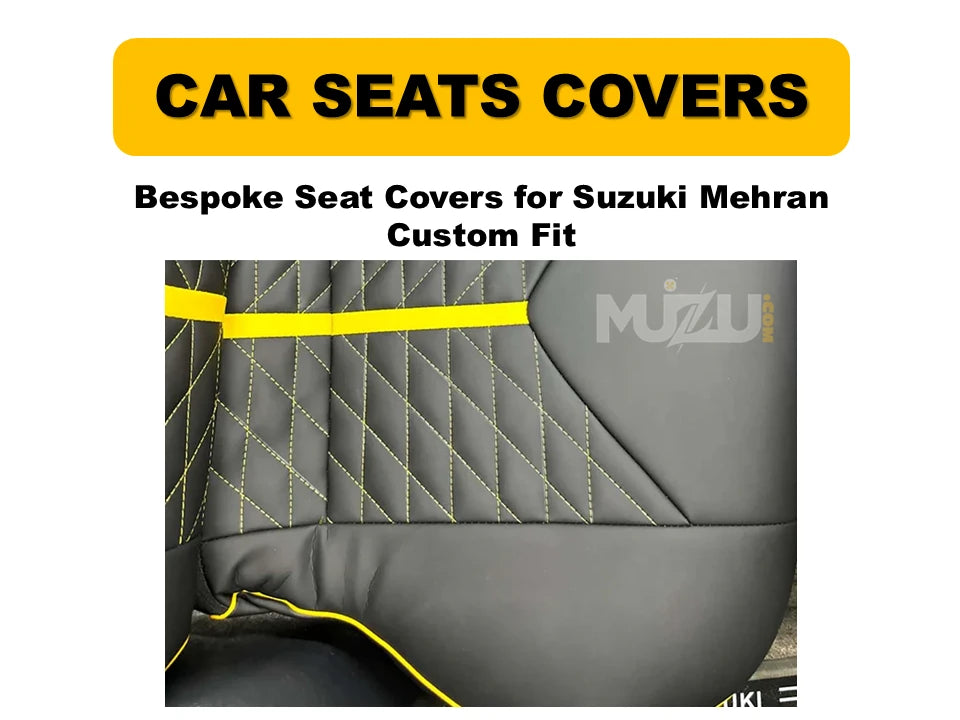 Suzuki Mehran Bespoke Seat Covers – Custom Fit & Premium Interior Protection