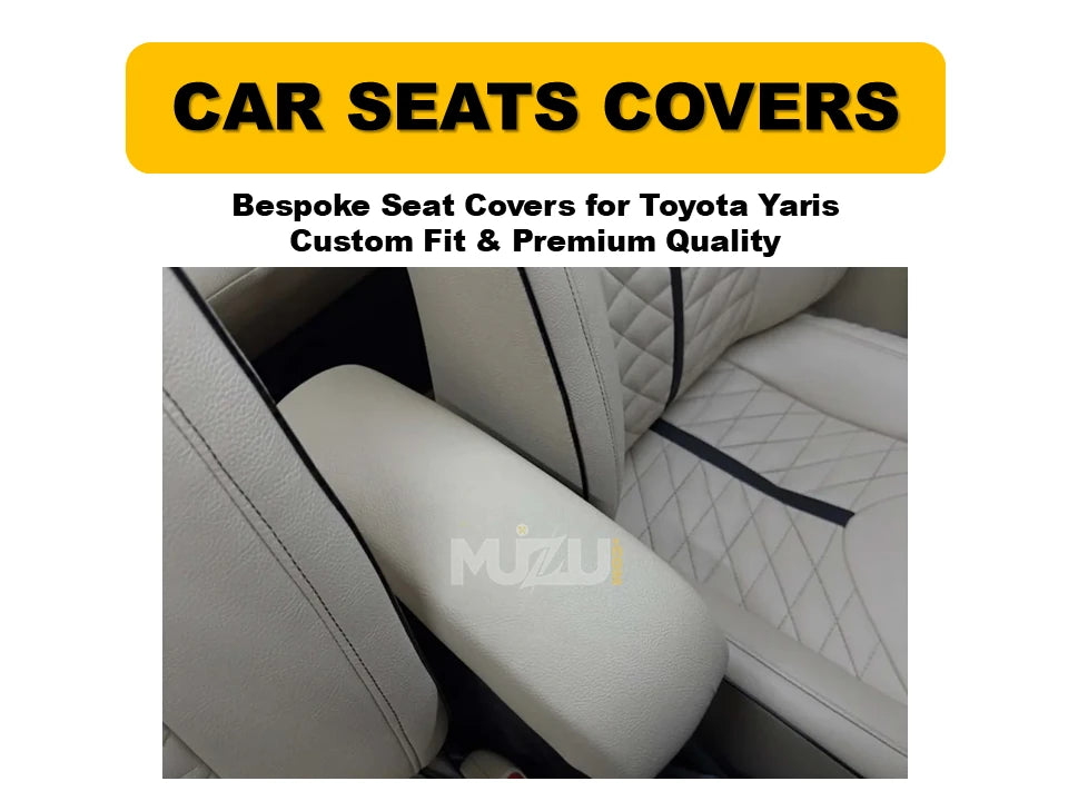 Toyota Yaris Bespoke Seat Covers – Custom Fit, Premium Comfort & Quality Protection