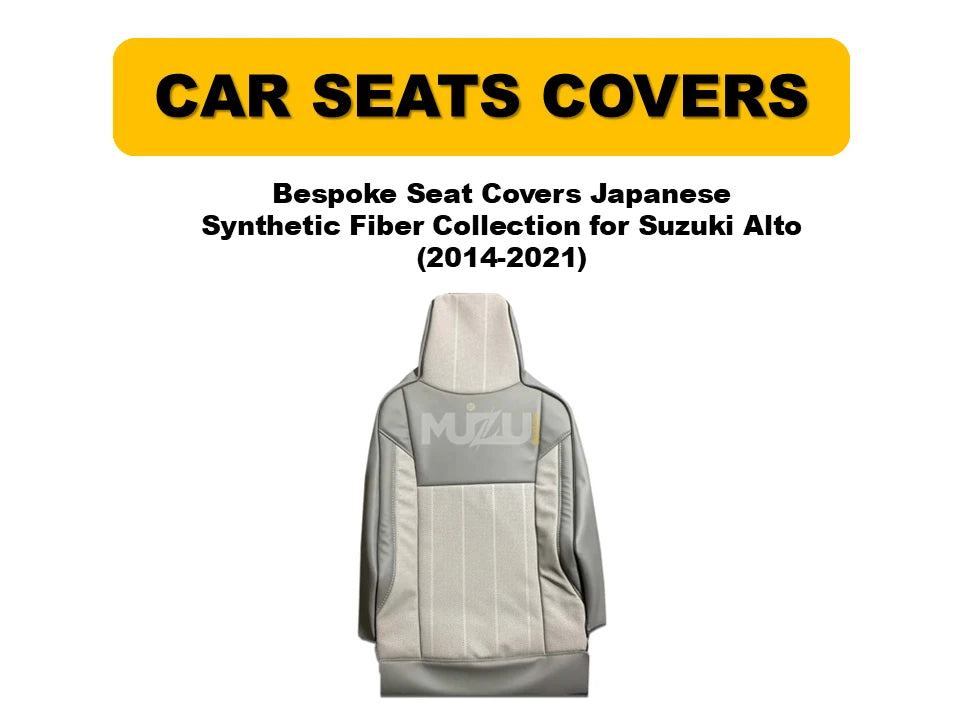 Bespoke Seat Covers Japanese Synthetic Fiber Collection for Suzuki Alto 2014-2021