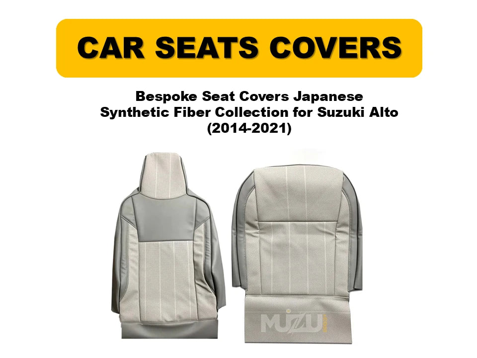 Bespoke Seat Covers Japanese Synthetic Fiber Collection for Suzuki Alto 2014-2021