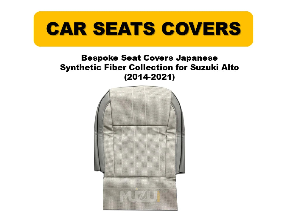 Bespoke Seat Covers Japanese Synthetic Fiber Collection for Suzuki Alto 2014-2021