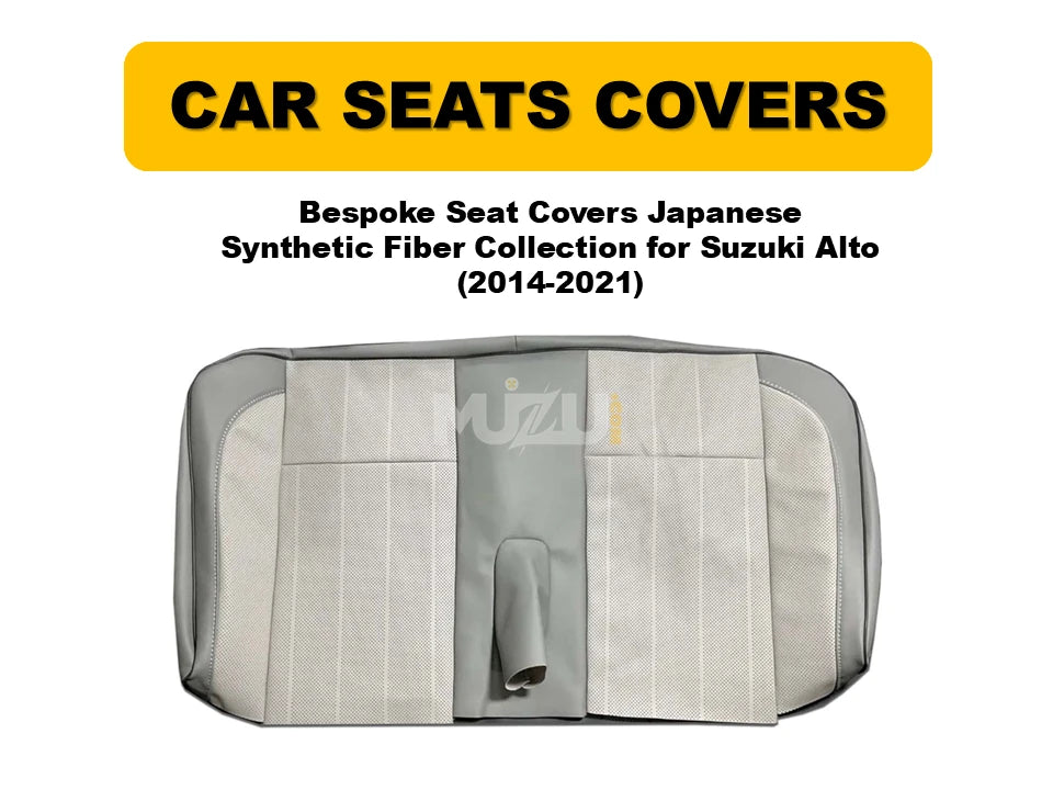 Bespoke Seat Covers Japanese Synthetic Fiber Collection for Suzuki Alto 2014-2021