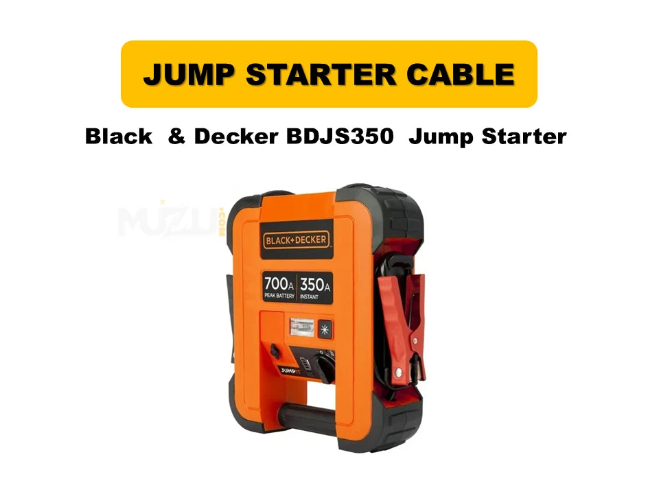 Black & Decker BDJS350 Jump Starter –  Portable Car Battery Booster