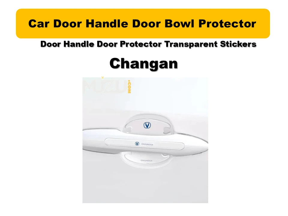 Changan Door Handle Protector Stickers – Transparent Scratch Guard for Car Doors