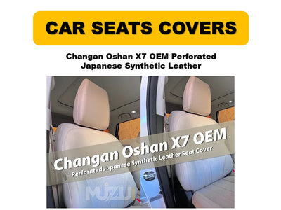 Changan Oshan X7 OEM Perforated Seat Covers – Japanese Synthetic Leather, Premium Comfort & Style