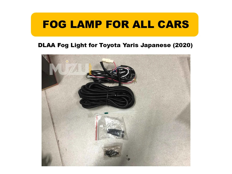 DLAA Fog Lights Toyota Yaris Japanese 2020 – OEM Fit Fog Lamps