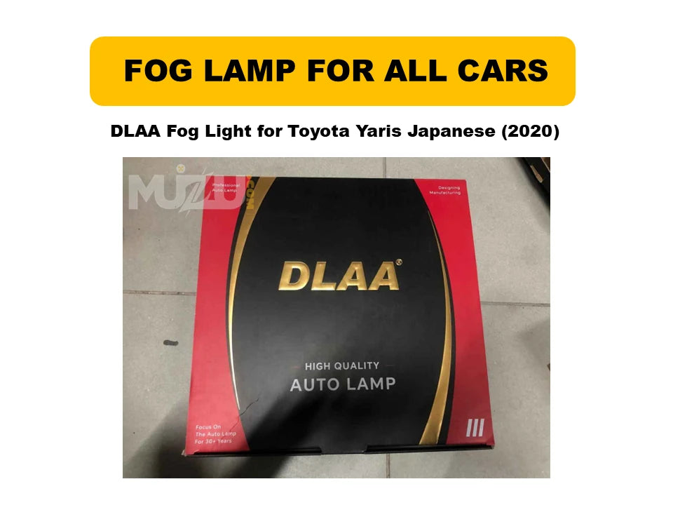 DLAA Fog Lights Toyota Yaris Japanese 2020 – OEM Fit Fog Lamps