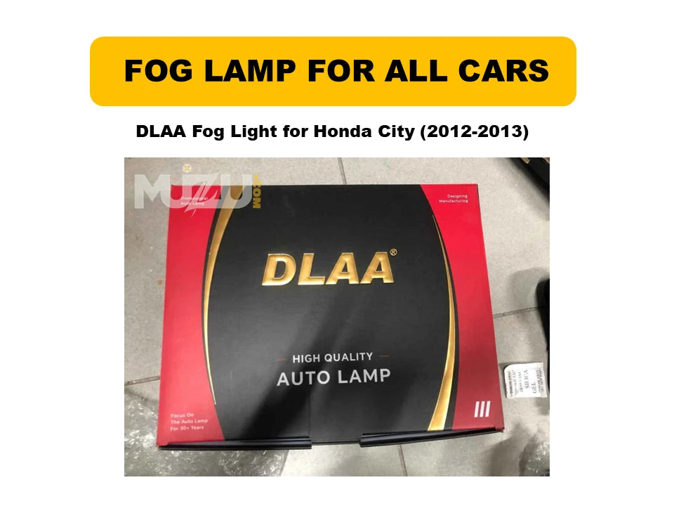 DLAA Fog Lights for Honda City 2012–2013 – OEM Fit Fog Lamps