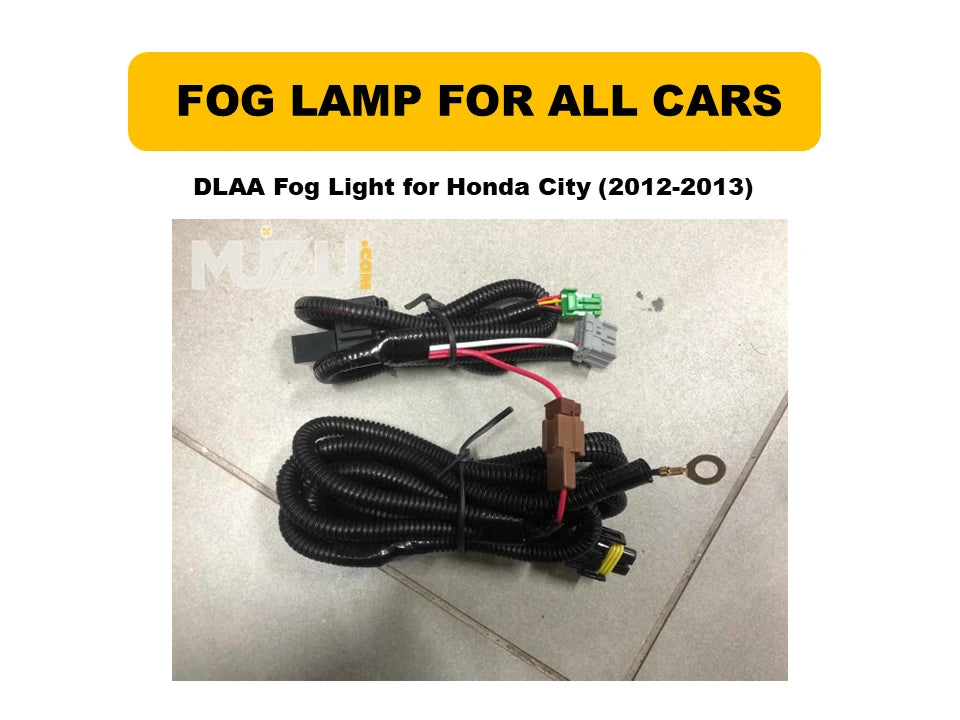 DLAA Fog Lights for Honda City 2012–2013 – OEM Fit Fog Lamps