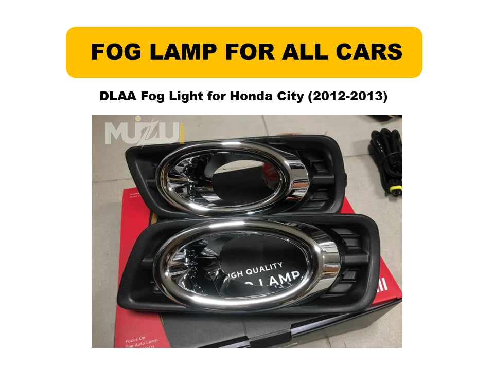 DLAA Fog Lights for Honda City 2012–2013 – OEM Fit Fog Lamps