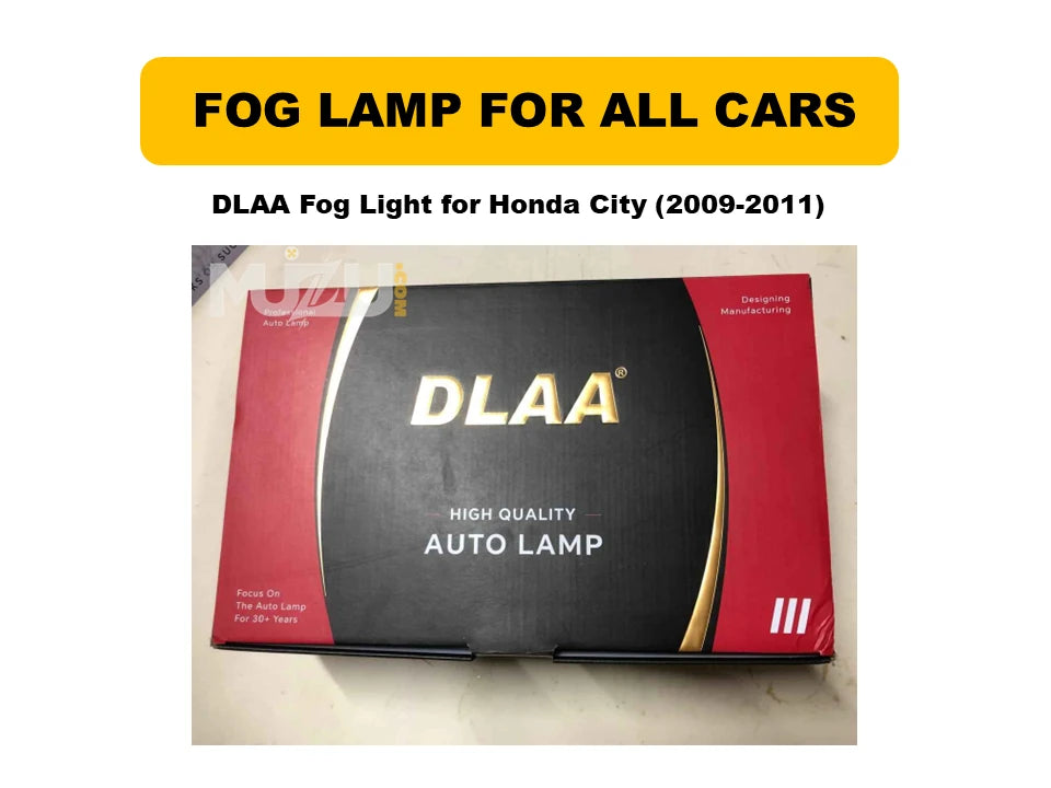 DLAA Fog Lights for Honda City (2009–2011) – Premium Fog Lamps