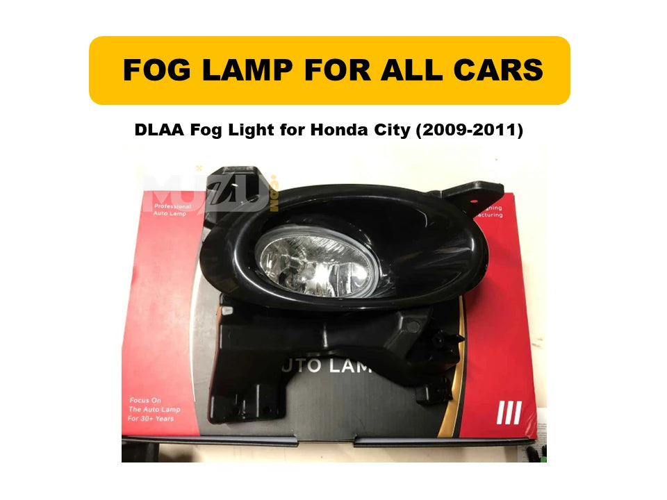 DLAA Fog Lights for Honda City (2009–2011) – Premium Fog Lamps
