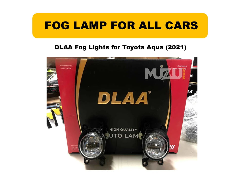 DLAA Fog Lights for Toyota Aqua 2021 – Premium Car Fog Lamps