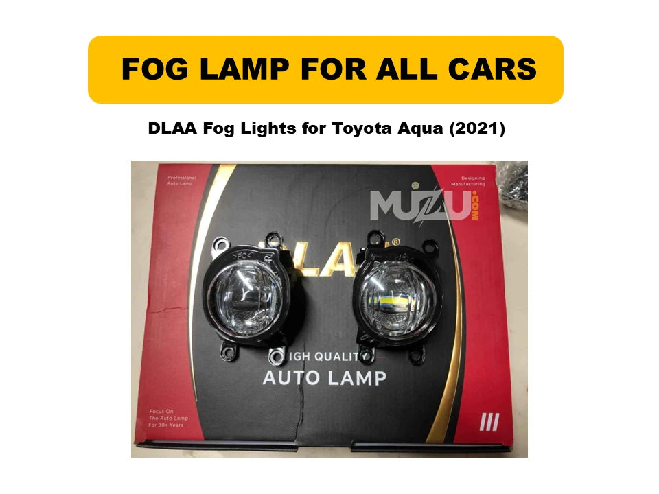 DLAA Fog Lights for Toyota Aqua 2021 – Premium Car Fog Lamps
