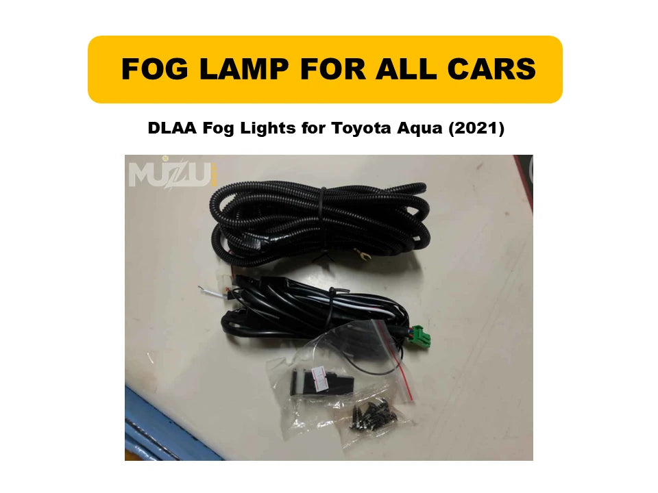 DLAA Fog Lights for Toyota Aqua 2021 – Premium Car Fog Lamps