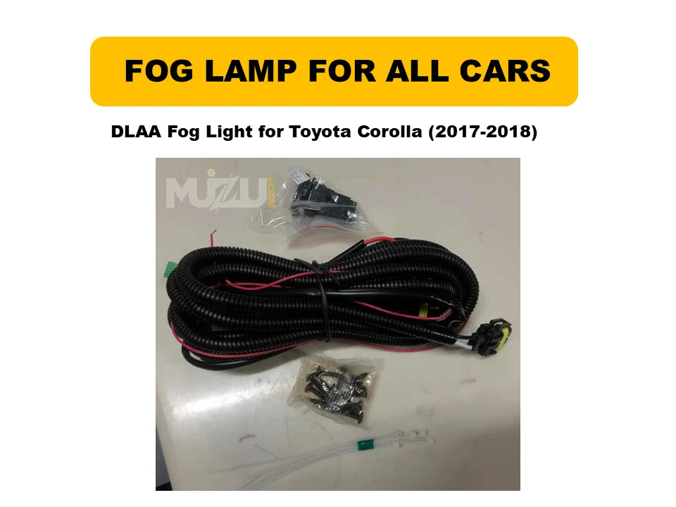 DLAA Fog Lights for Toyota Corolla 2017–2018 – Premium Fog Lamps