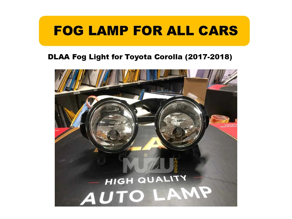 DLAA Fog Lights for Toyota Corolla 2017–2018 – Premium Fog Lamps