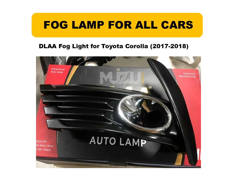 DLAA Fog Lights for Toyota Corolla 2017–2018 – Premium Fog Lamps