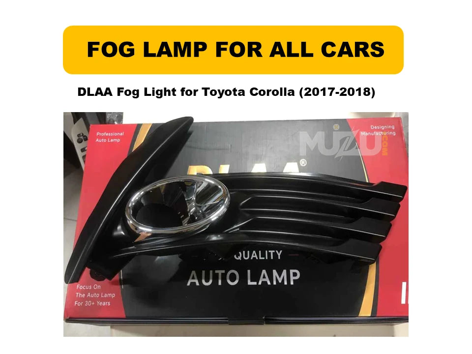 DLAA Fog Lights for Toyota Corolla 2017–2018 – Premium Fog Lamps