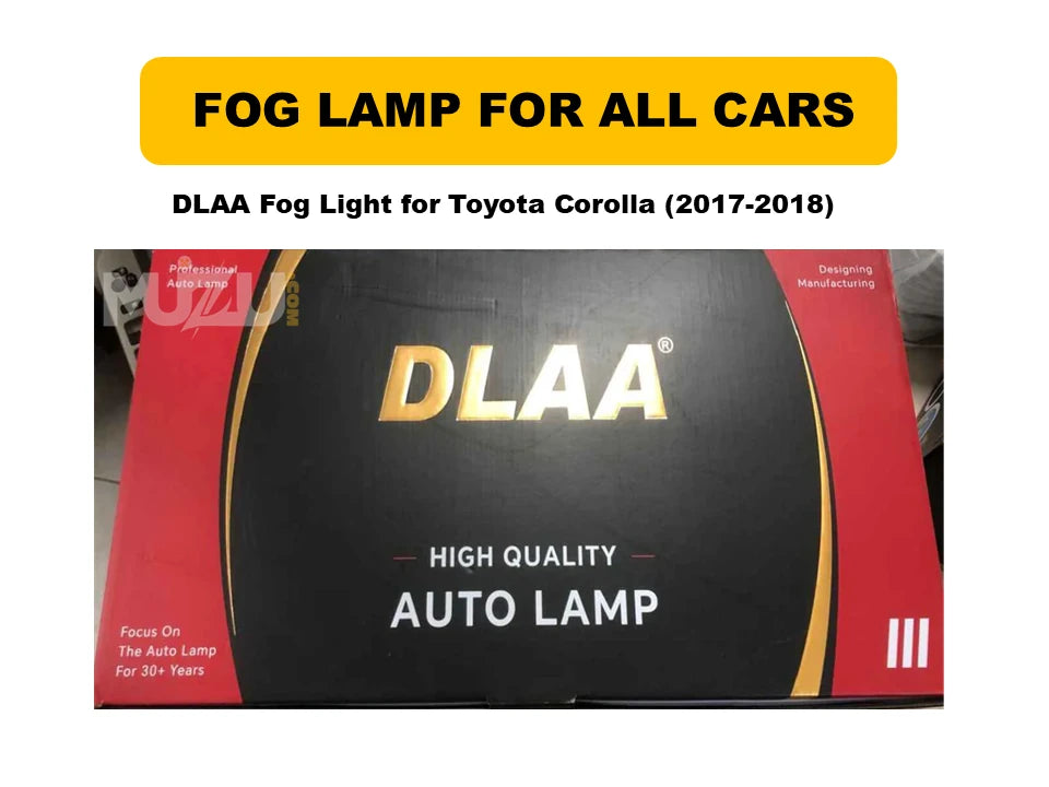 DLAA Fog Lights for Toyota Corolla 2017–2018 – Premium Fog Lamps