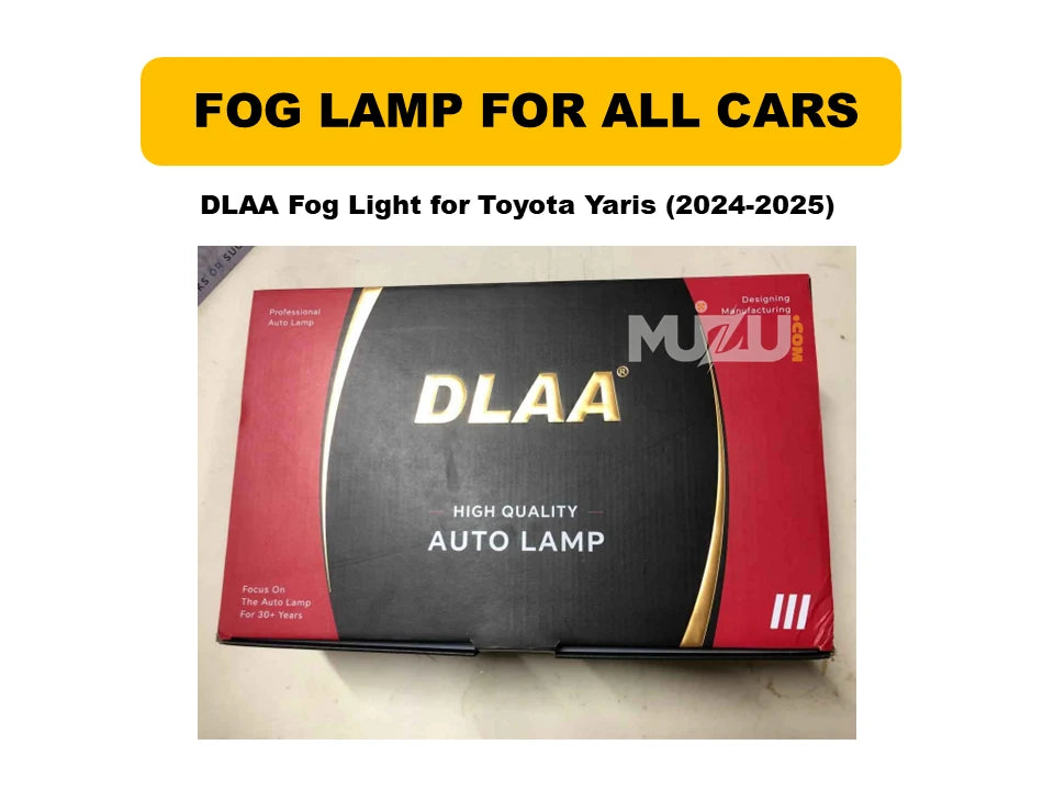 DLAA Fog Lights for Toyota Yaris 2024–2025 – Premium Fog Lamps
