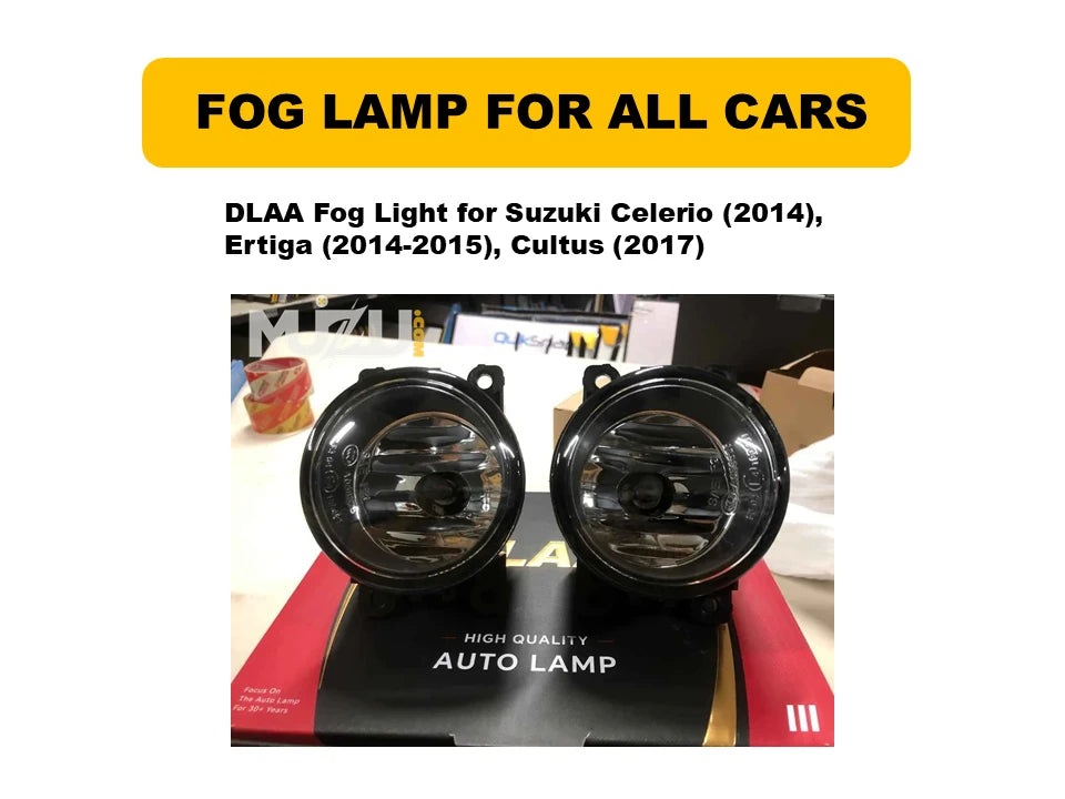 DLAA Fog Lamps Suzuki Celerio, Ertiga, Cultus – Premium Fit