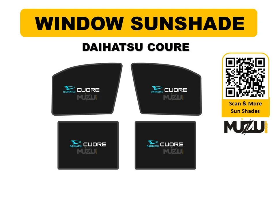 Daihatsu Coure Window Sunshade