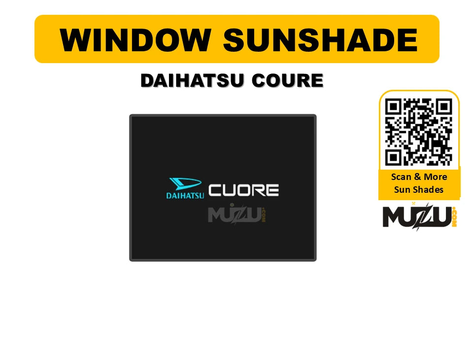 Daihatsu Coure Window Sunshade