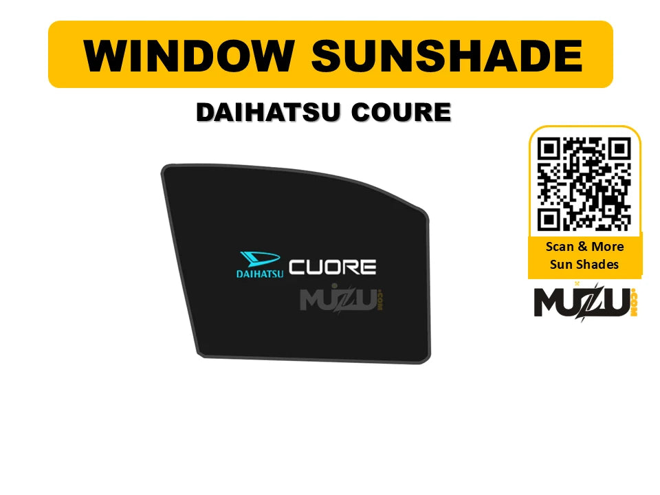 Daihatsu Coure Window Sunshade