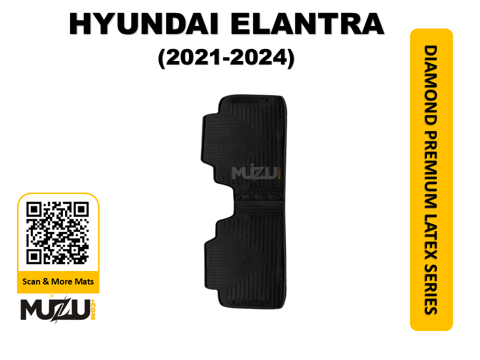 Diamond Premium Latex Car Floor Mats for Hyundai Elantra (2021–2024)
