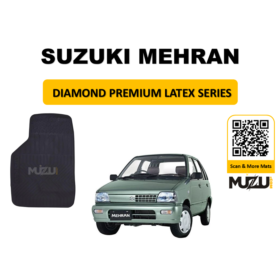 Diamond Premium Latex Car Floor Mats for Suzuki Mehran – Luxury & Durable