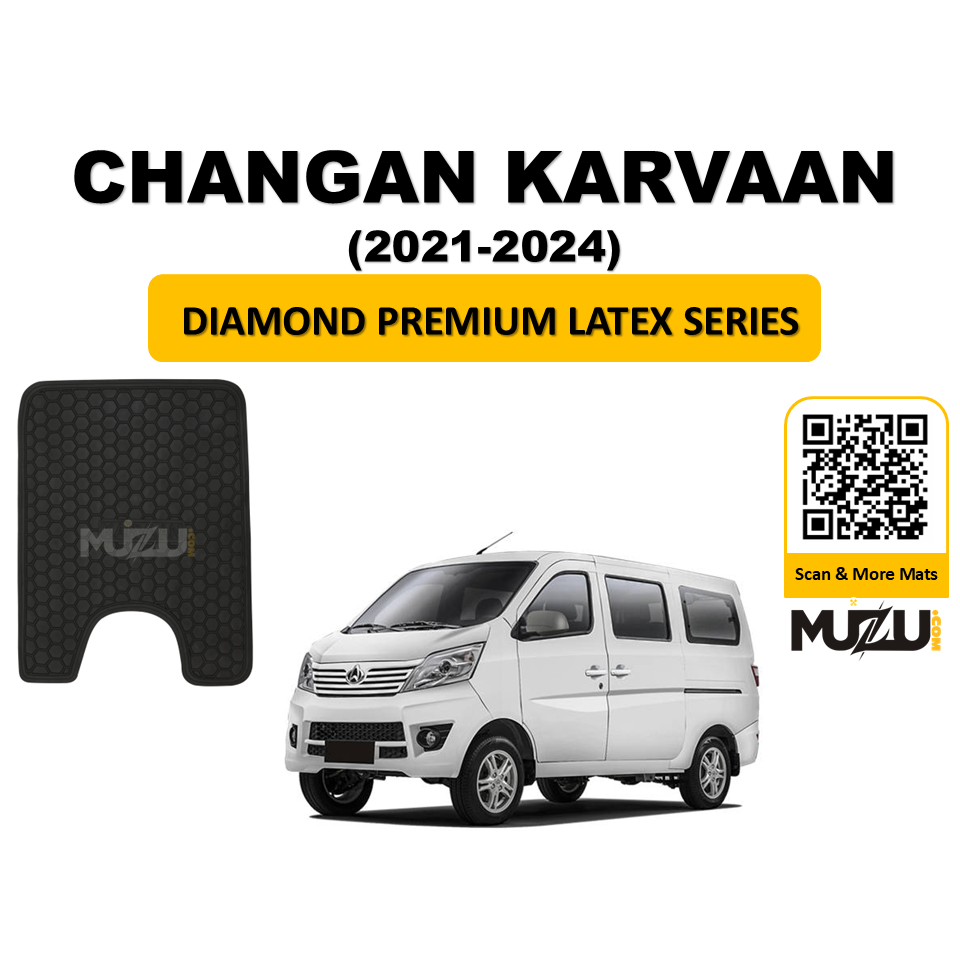 Diamond Premium Latex Car Mats for Changan Karvaan 2021–2024