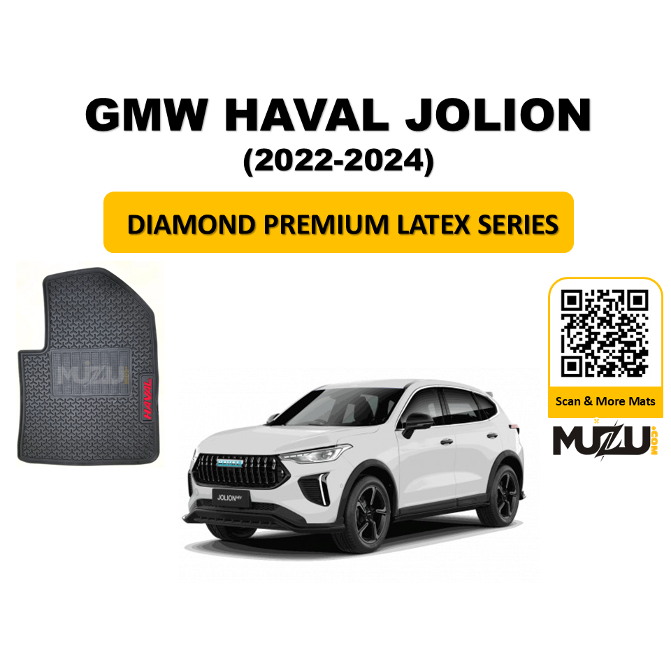 Diamond Premium Latex Floor Mats for GMW Haval Jolion 2022–2024