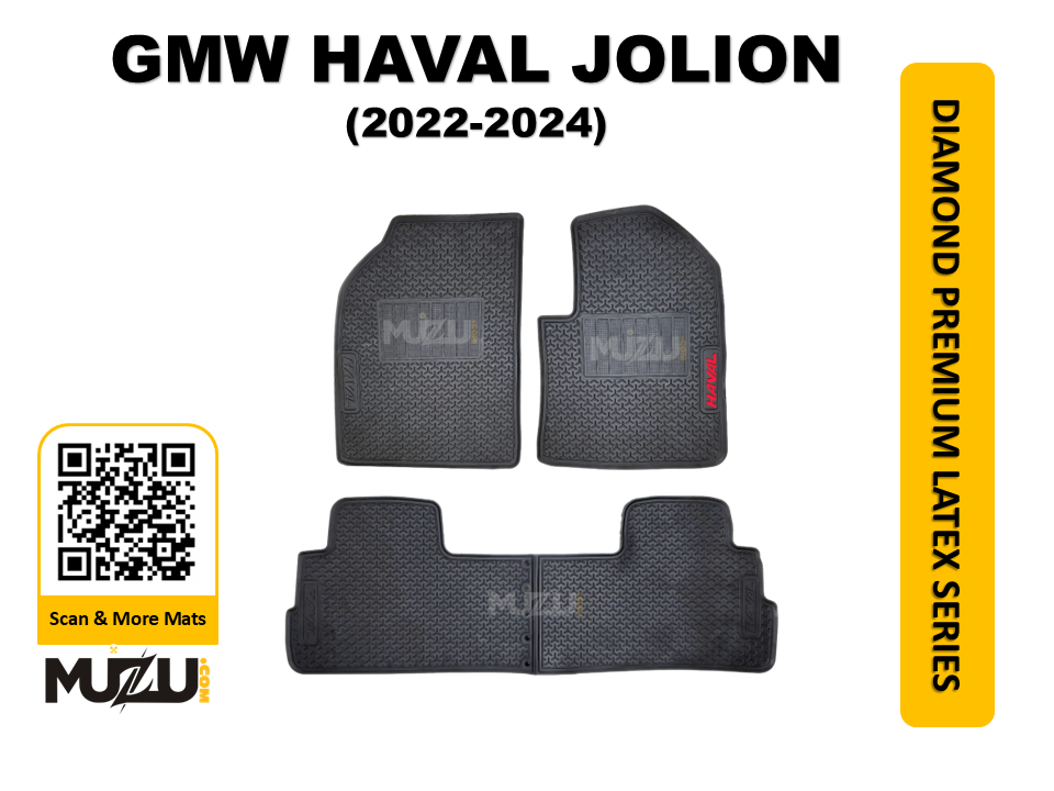 Diamond Premium Latex Floor Mats for GMW Haval Jolion 2022–2024