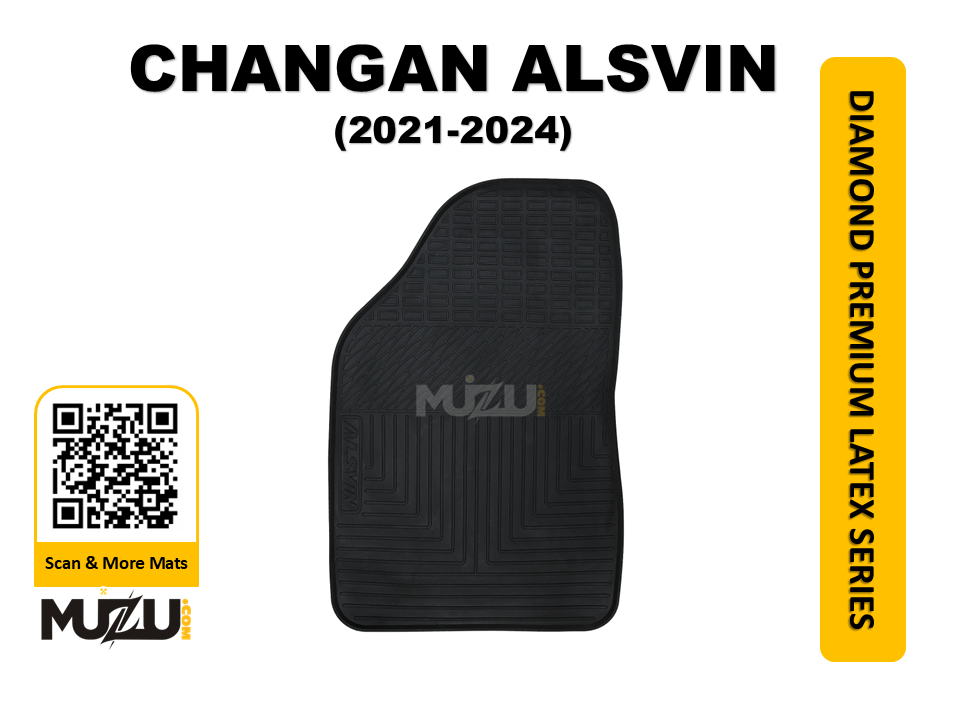 Diamond Premium Latex Series Car Floor Mats for Changan Alsvin (2021–2024)