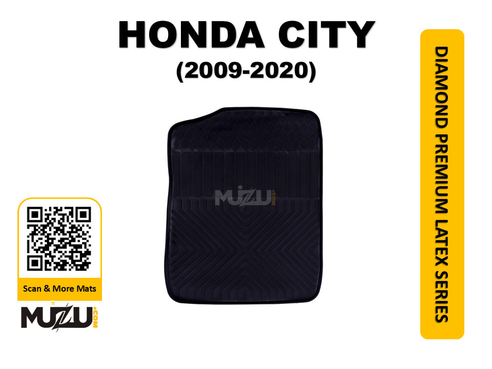 Diamond Premium Latex Series Car Floor Mats for Honda City (2009–2020)
