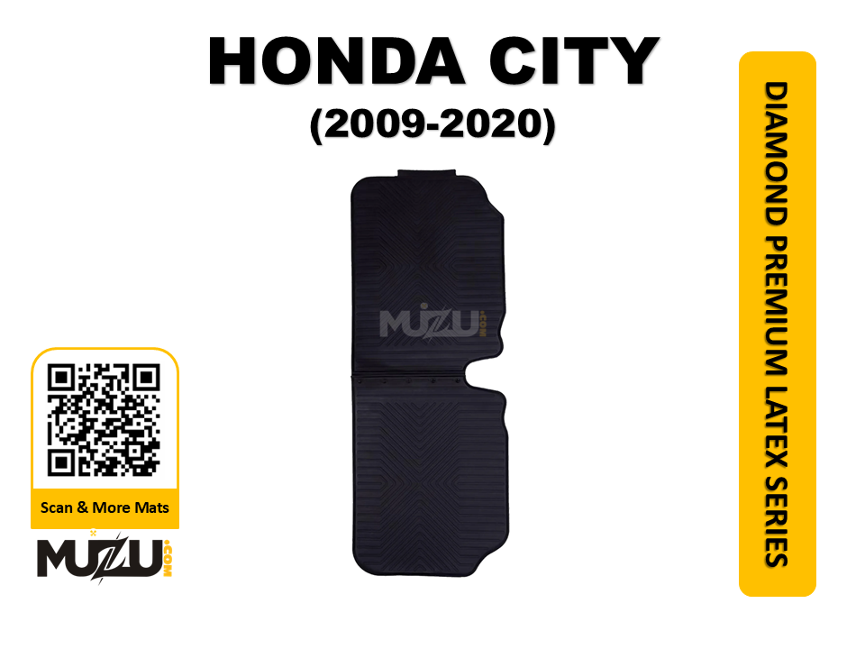 Diamond Premium Latex Series Car Floor Mats for Honda City (2009–2020)