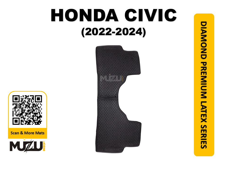 Diamond Premium Latex Series Car Floor Mats for Honda Civic 2022β2024