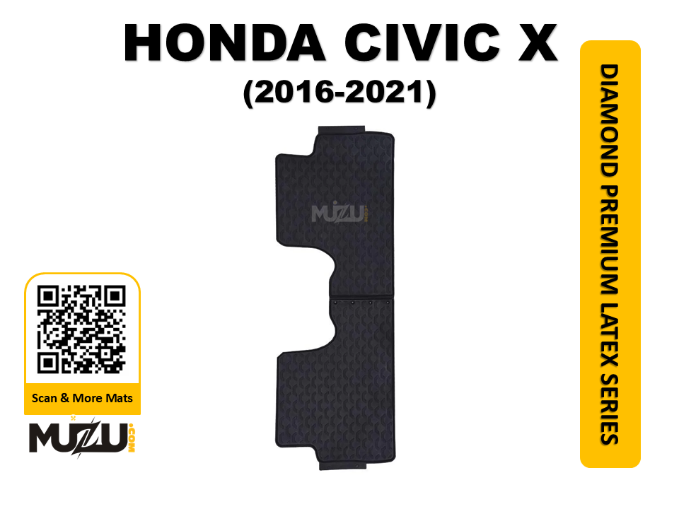 Diamond Premium Latex Series Car Floor Mats for Honda Civic X (2016–2021)