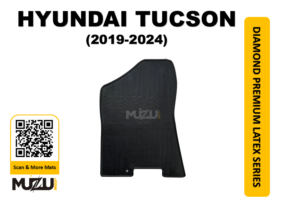 Diamond Premium Latex Series Car Floor Mats for Hyundai Tucson (2019–2024)