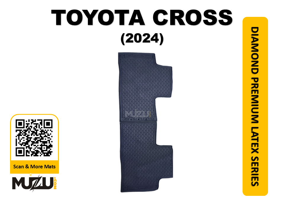 Diamond Premium Latex Series Car Floor Mats for Toyota Cross 2024
