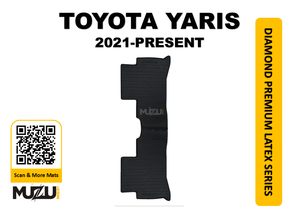 Diamond Premium Latex Series Car Floor Mats for Toyota Yaris (2021–Present)