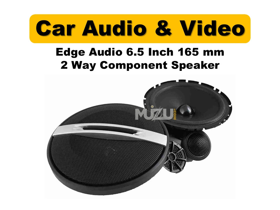 Edge Audio 6.5″ (165mm) 2-Way Component Speaker System | Car Audio Upgrade